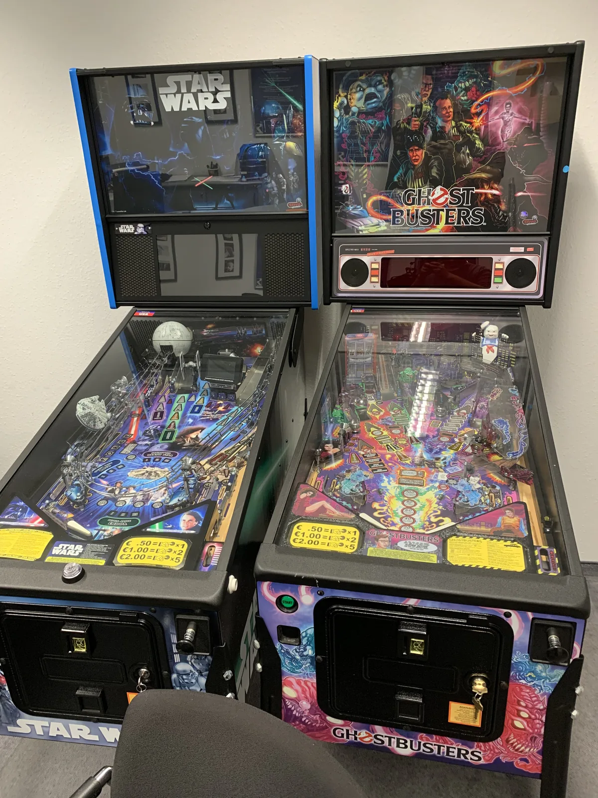 Pinball-Automaten Ghostbusters und Star Wars – Arcade-Highlights